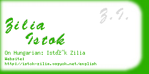 zilia istok business card